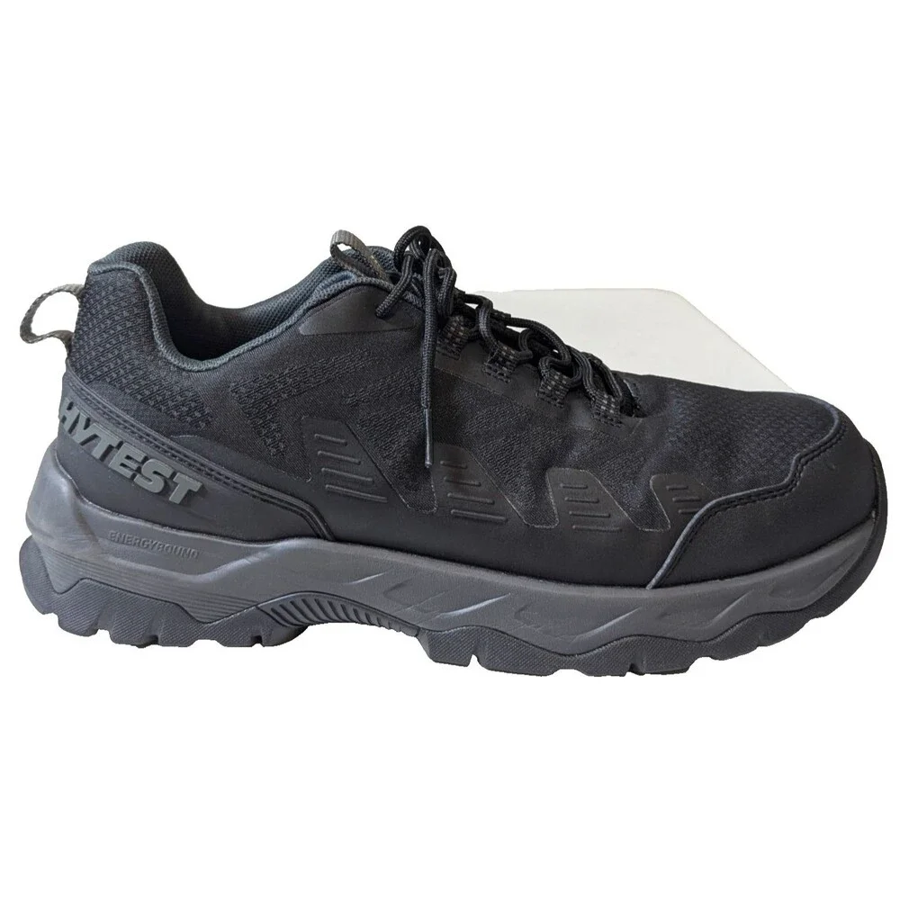 Hytest Powerhaul Low K21720 Men's 13M Black Safety Toe Work Shoes Slip Resistant